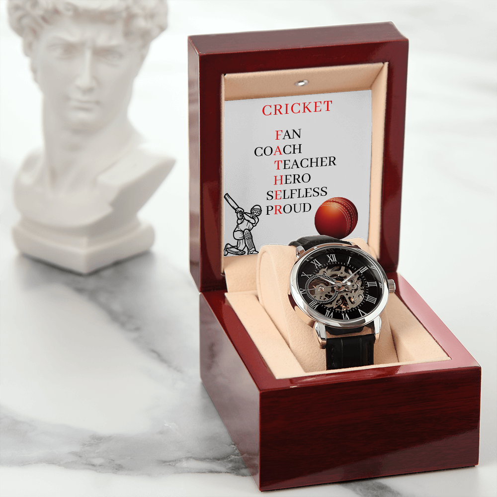 FATHER CRICKET (Men's Openwork Watch)