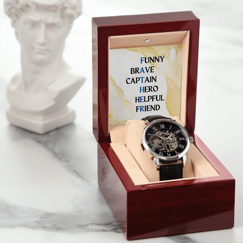 FATHER (Men's Openwork Watch)