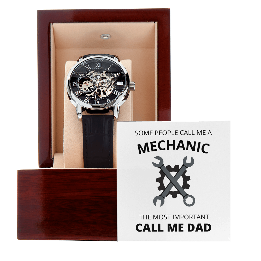 DAD - MECHANIC 01 (Men's Openwork Watch)