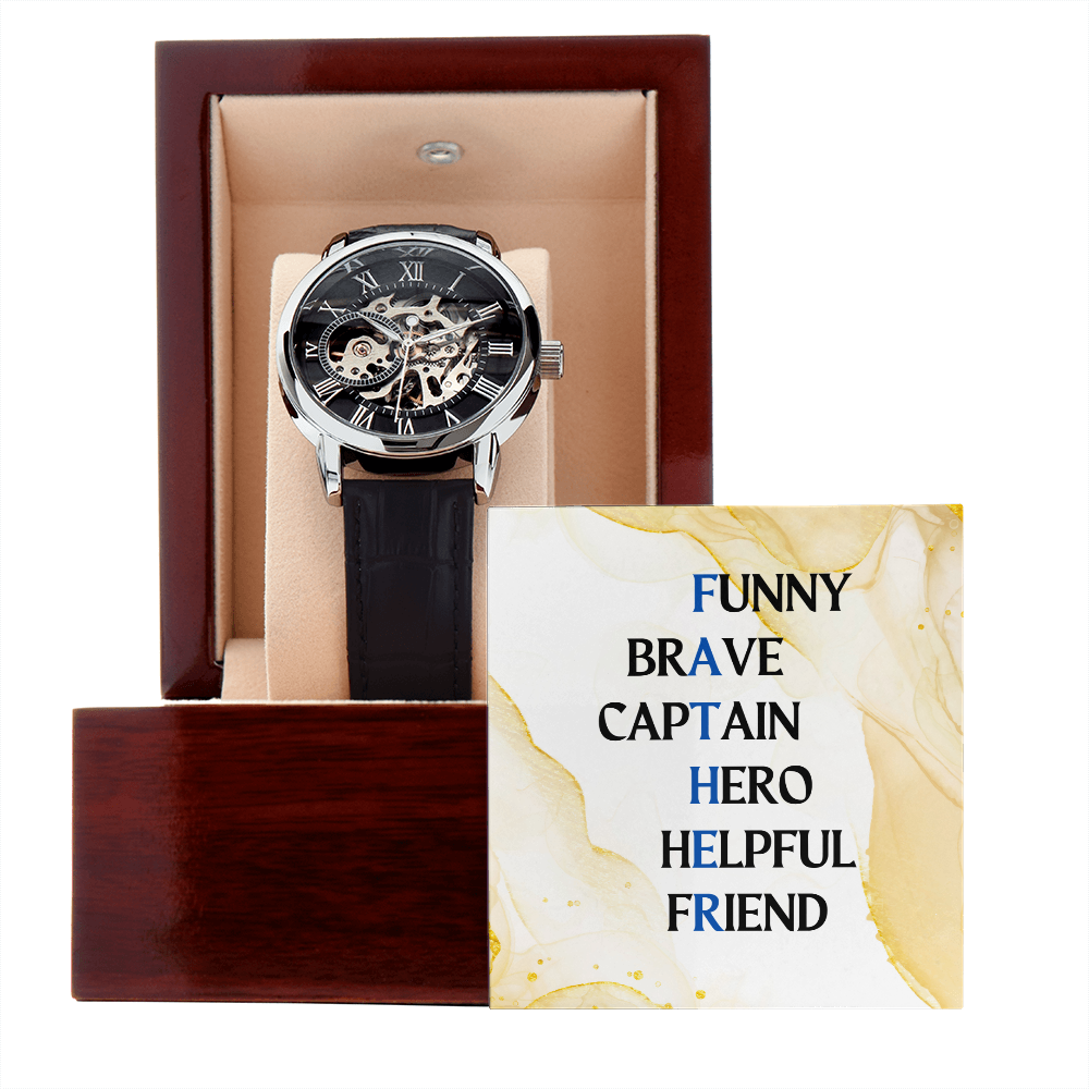 FATHER (Men's Openwork Watch)