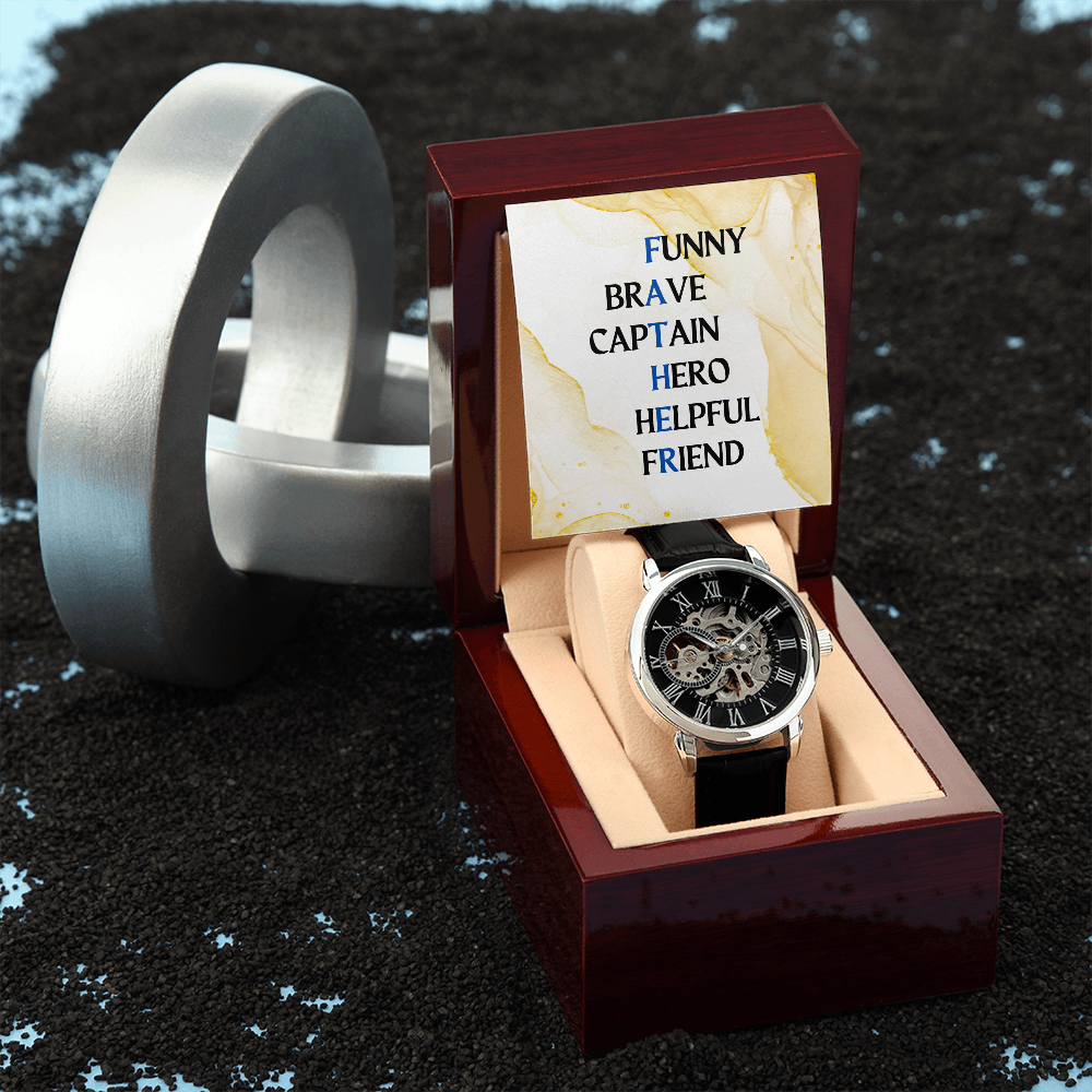FATHER (Men's Openwork Watch)