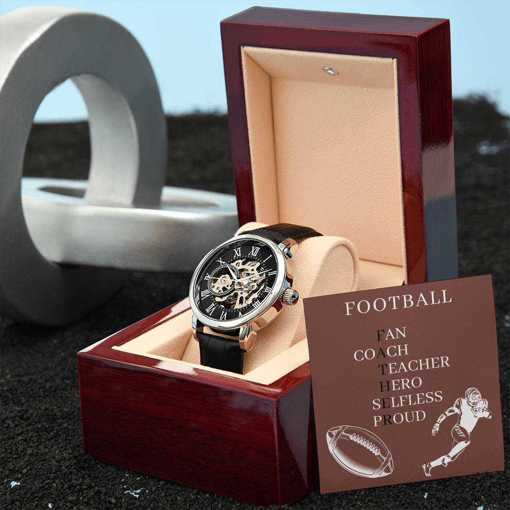 FATHER AMERICAN FOOTBALL 01 (Men's Openwork Watch)
