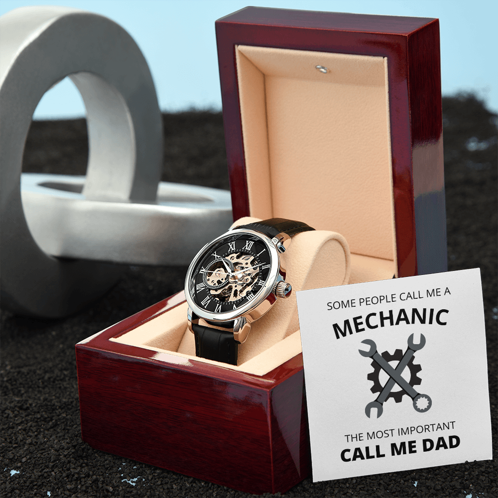 DAD - MECHANIC 01 (Men's Openwork Watch)