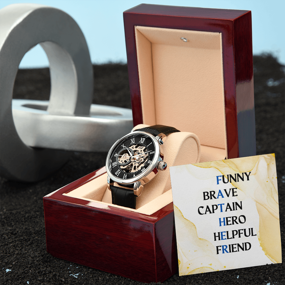 FATHER (Men's Openwork Watch)
