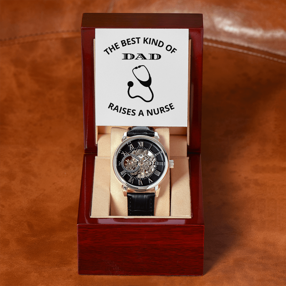 DAD - NURSE 02 (Men's Openwork Watch)