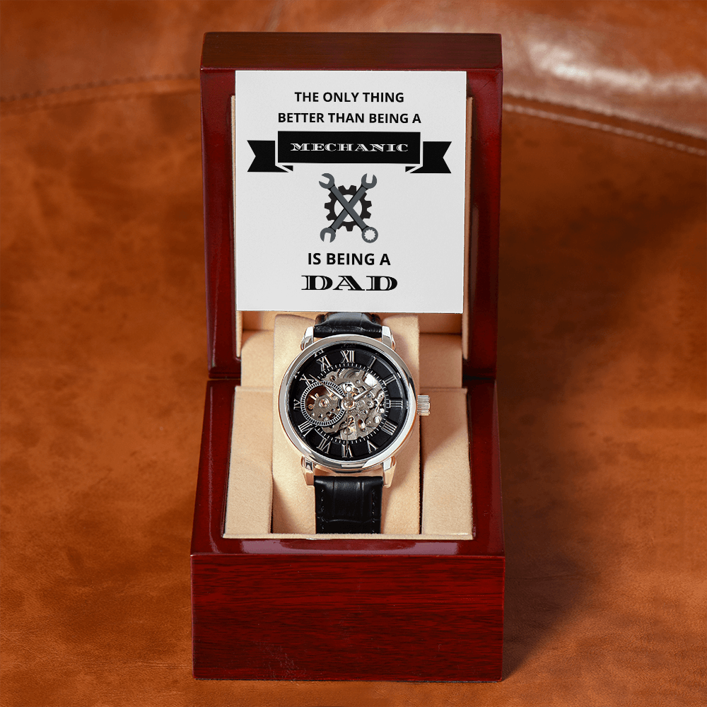 DAD - MECHANIC 03 (Men's Openwork Watch)