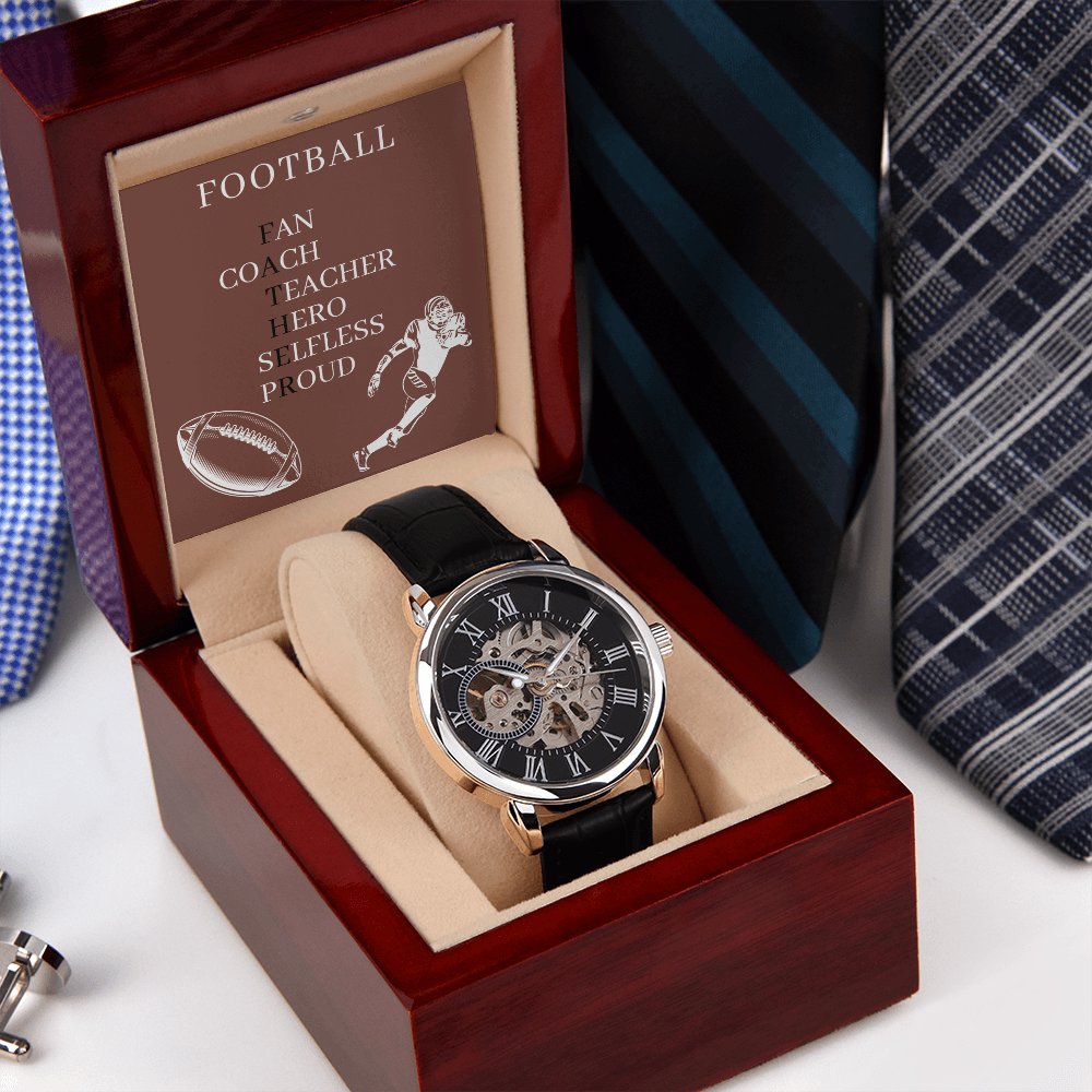 FATHER AMERICAN FOOTBALL 01 (Men's Openwork Watch)
