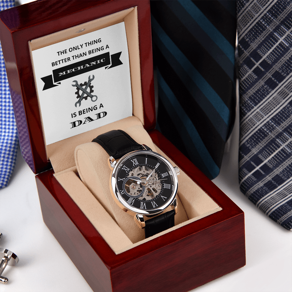 DAD - MECHANIC 03 (Men's Openwork Watch)
