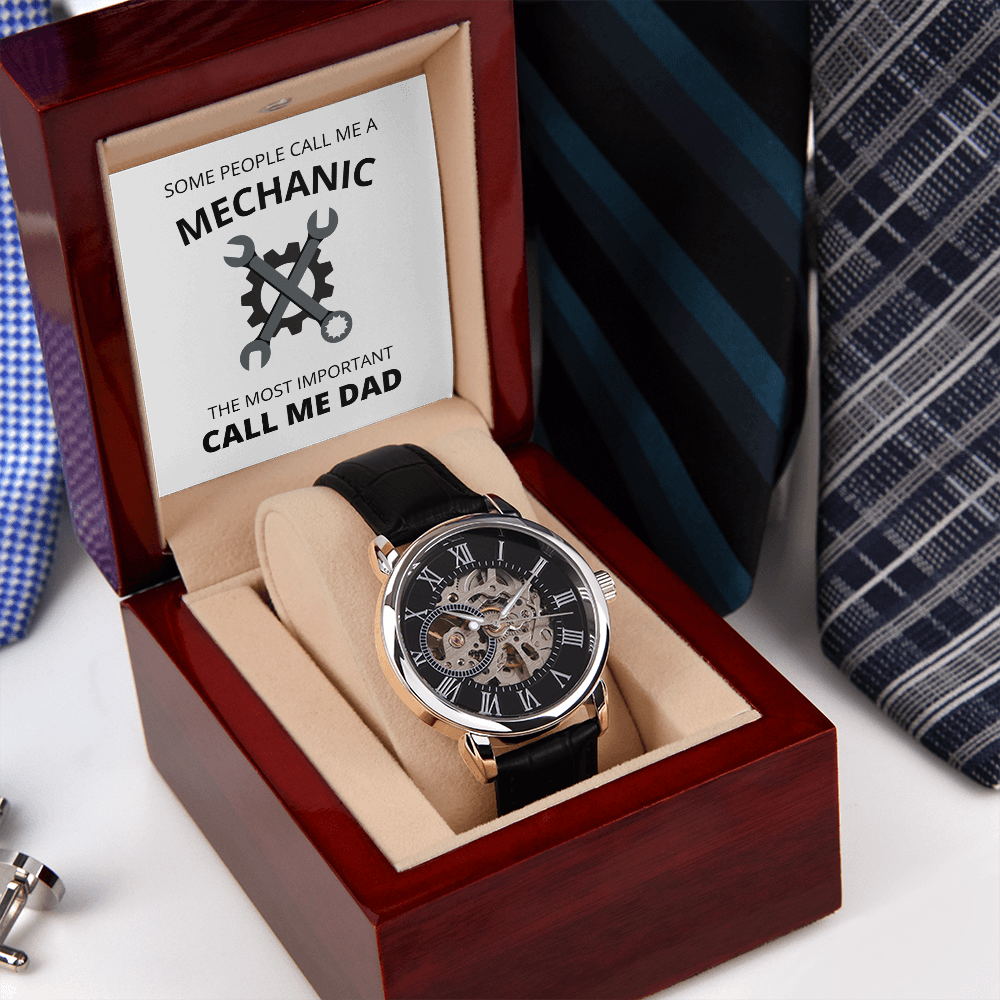 DAD - MECHANIC 01 (Men's Openwork Watch)