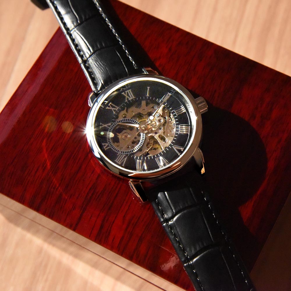 Dad Precious Time (Men's Openwork Watch)