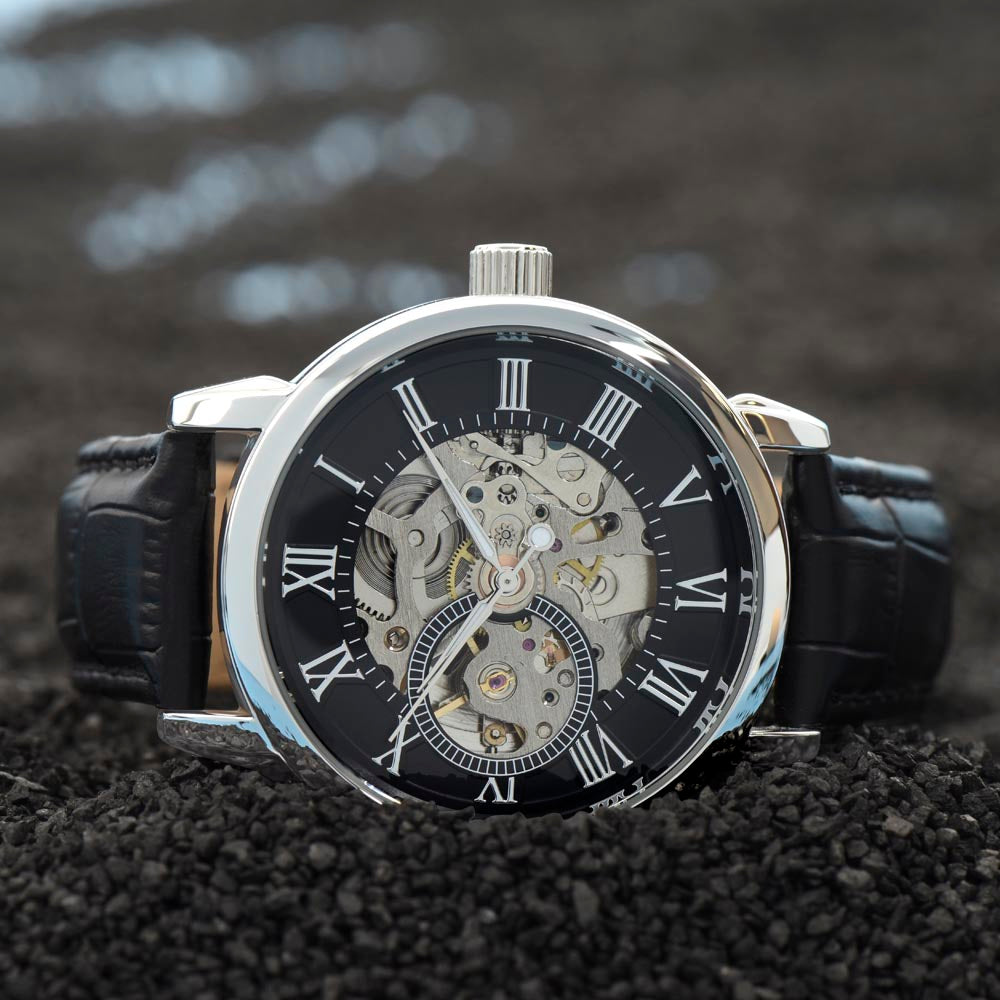 Dad Precious Time (Men's Openwork Watch)