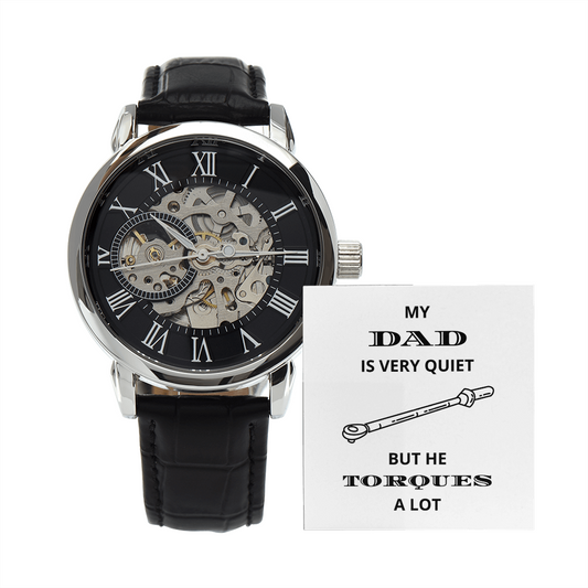 DAD - MECHANIC 05 (Men's Openwork Watch)