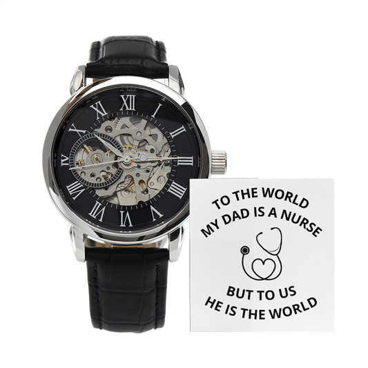 DAD - NURSE 03 (Men's Openwork Watch)