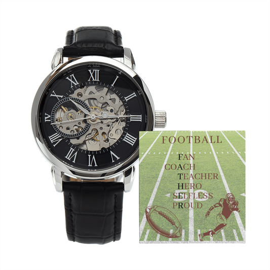 FATHER AMERICAN FOOTBALL 02 (Men's Openwork Watch)