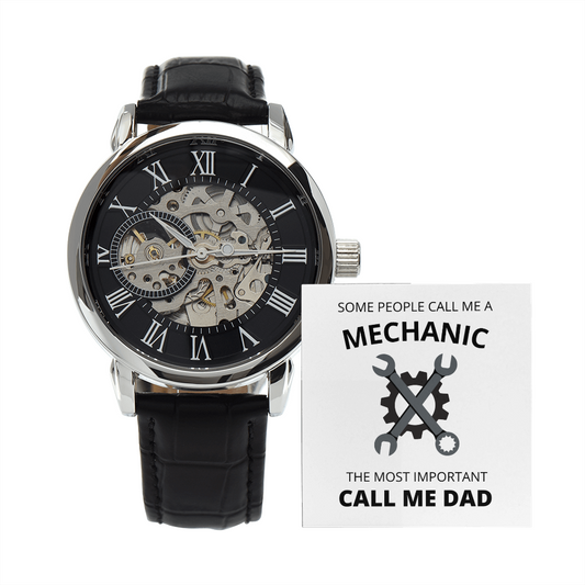 DAD - MECHANIC 01 (Men's Openwork Watch)