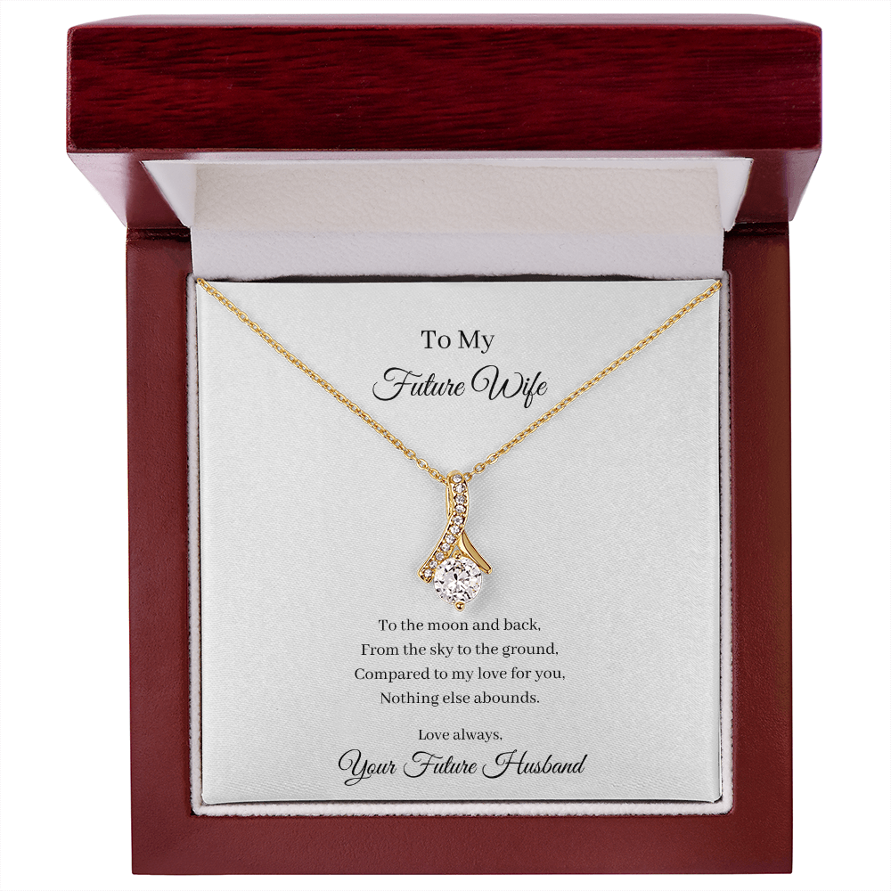 To My Future Wife - To The Moon And Back (Alluring Beauty necklace)