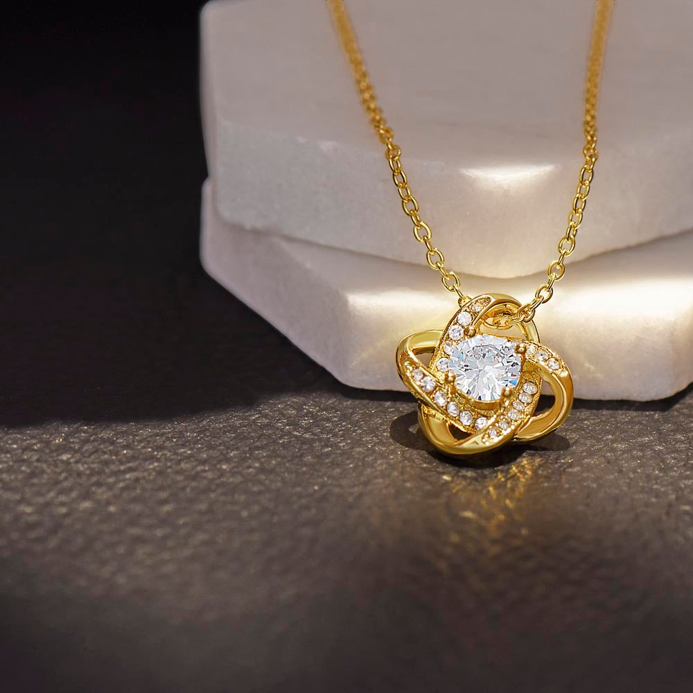 To My Future Wife - To The Moon And Back (Love Knot necklace)