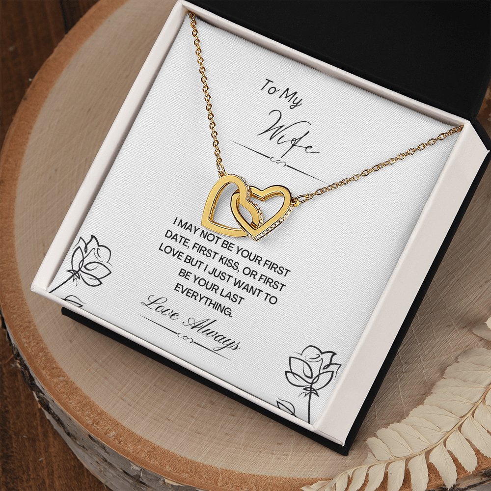 My Wife. Not first. (Interlocking Hearts necklace)