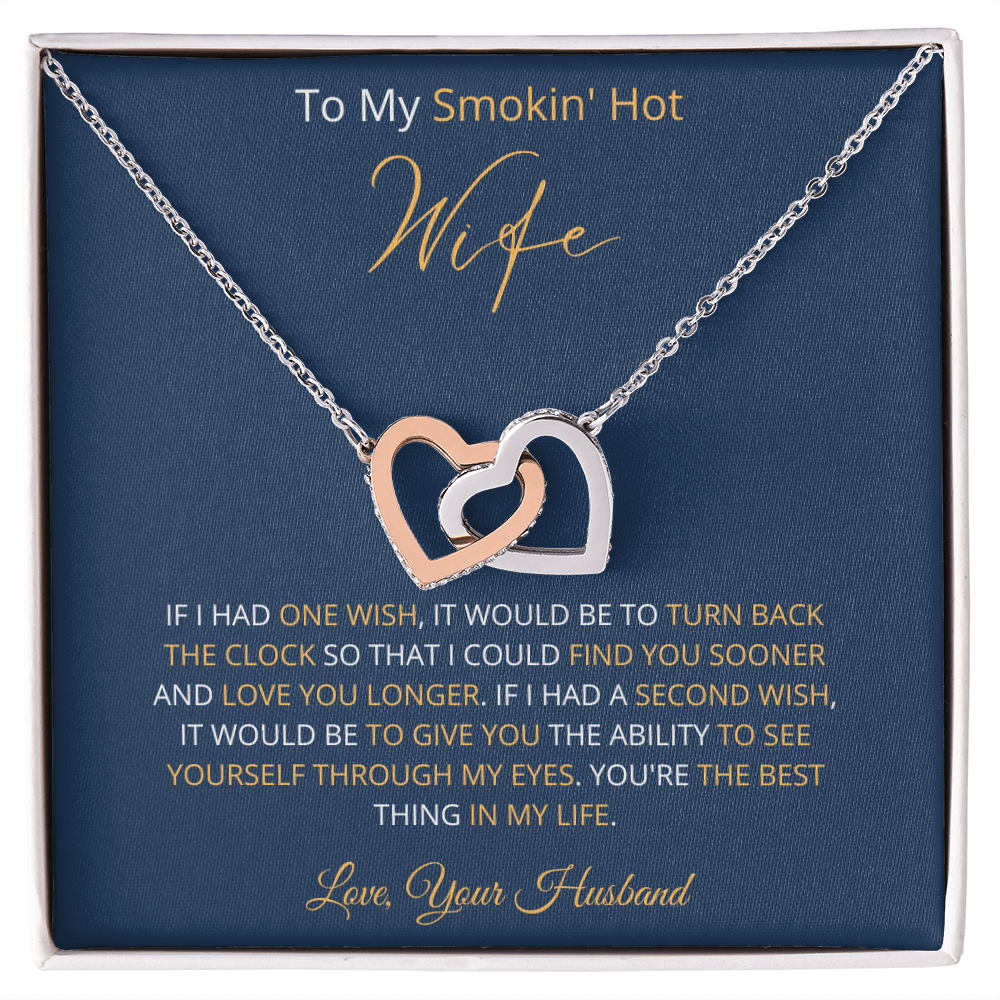 Smokin' Hot Wife - Find You Sooner (Interlocking Hearts necklace)
