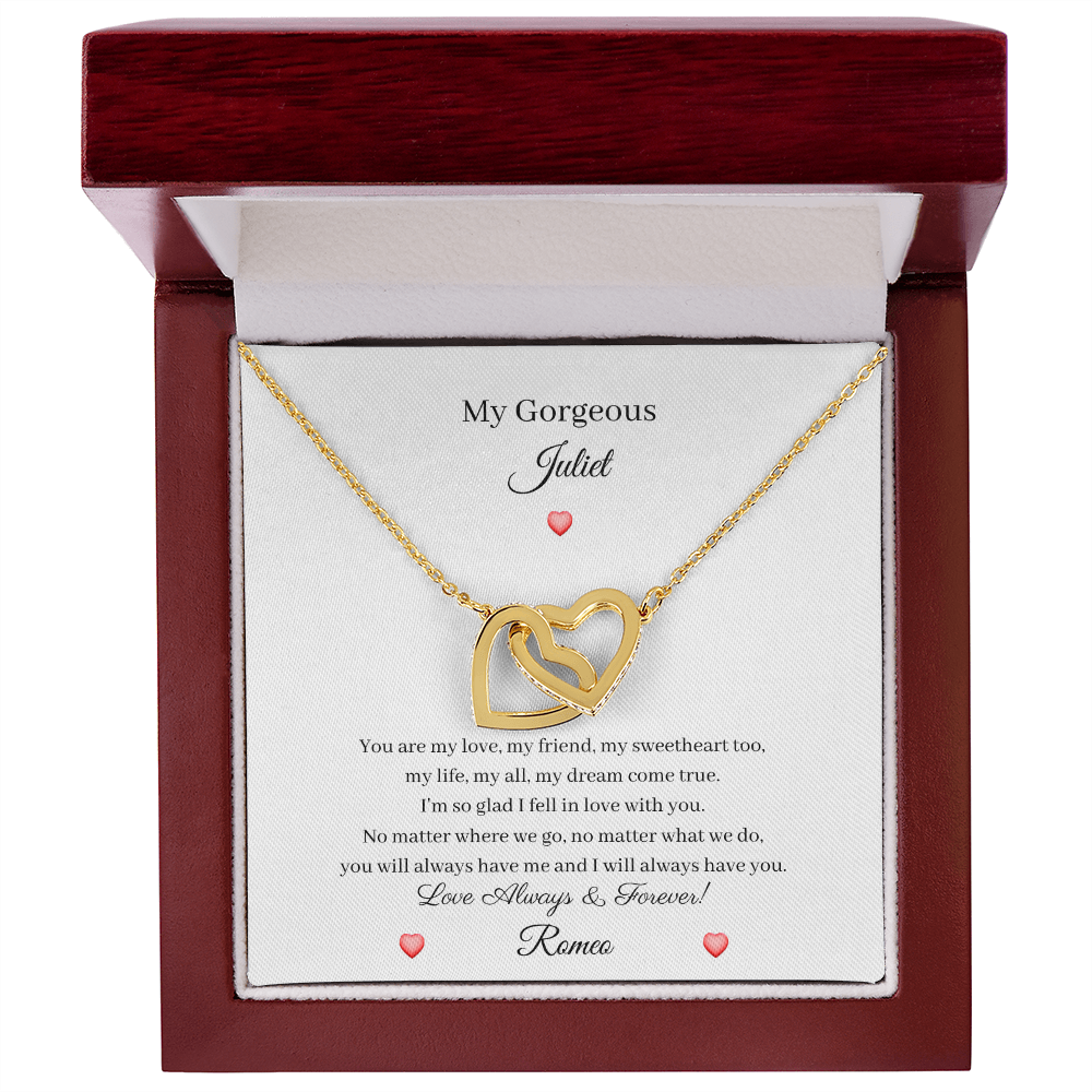 My Gorgeous Juliet - My Dream Come True (Interlocking Hearts necklace)