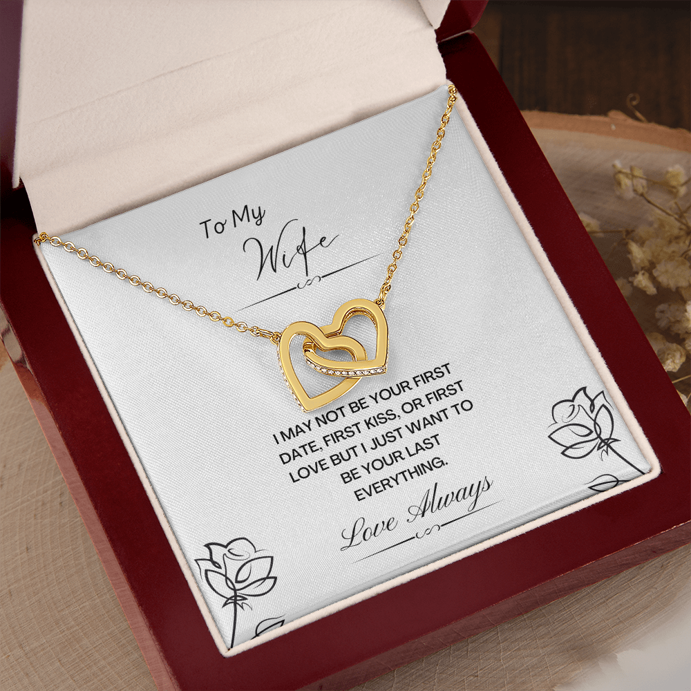 My Wife. Not first. (Interlocking Hearts necklace)