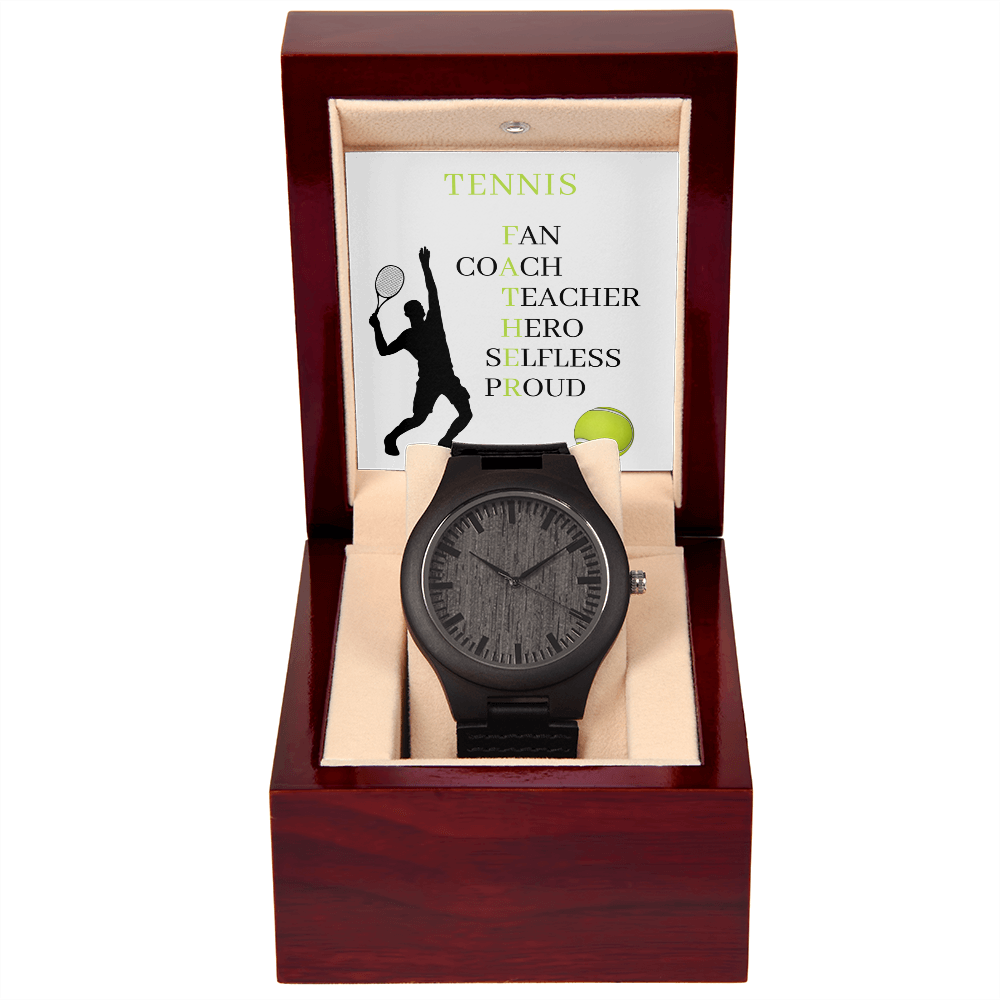 FATHER TENNIS (Wooden Watch)