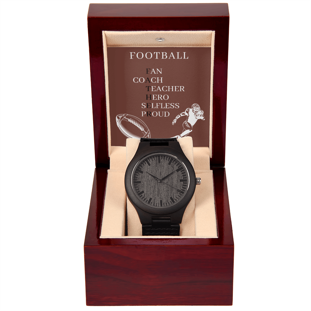 FATHER AMERICAN FOOTBALL 01 (Wooden Watch)