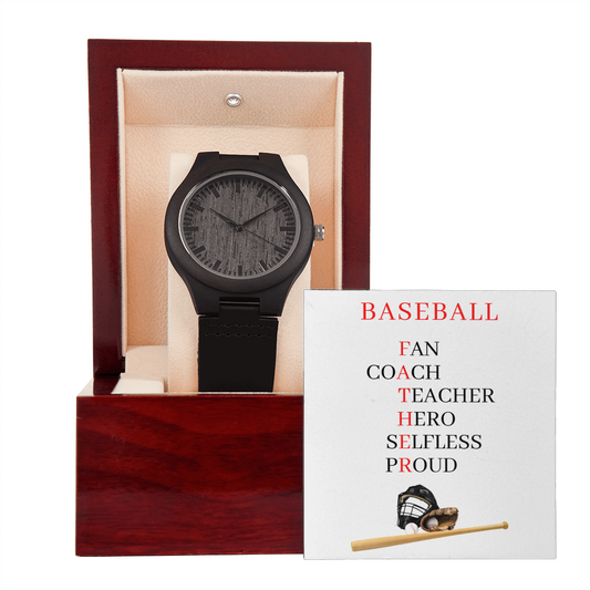 FATHER BASEBALL (Wooden Watch)