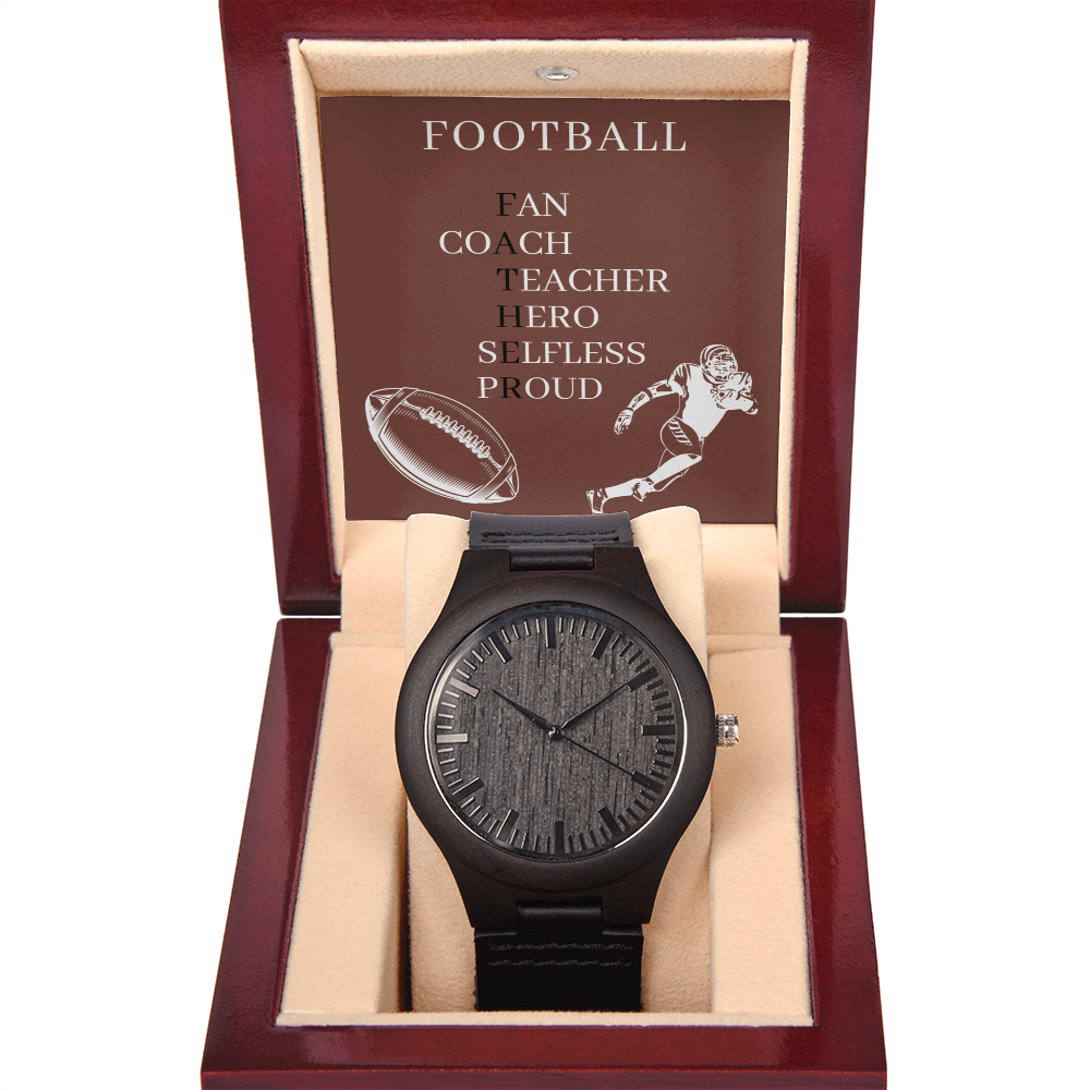 FATHER AMERICAN FOOTBALL 01 (Wooden Watch)