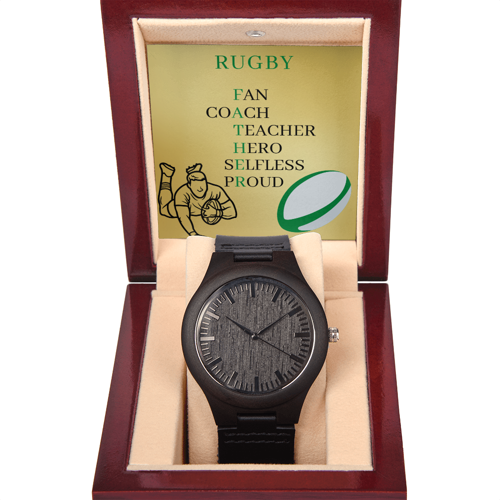 FATHER RUGBY (Wooden Watch)