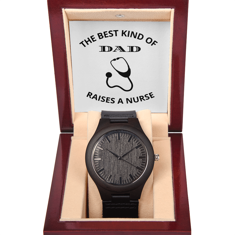 DAD - NURSE 02 (Wooden Watch)