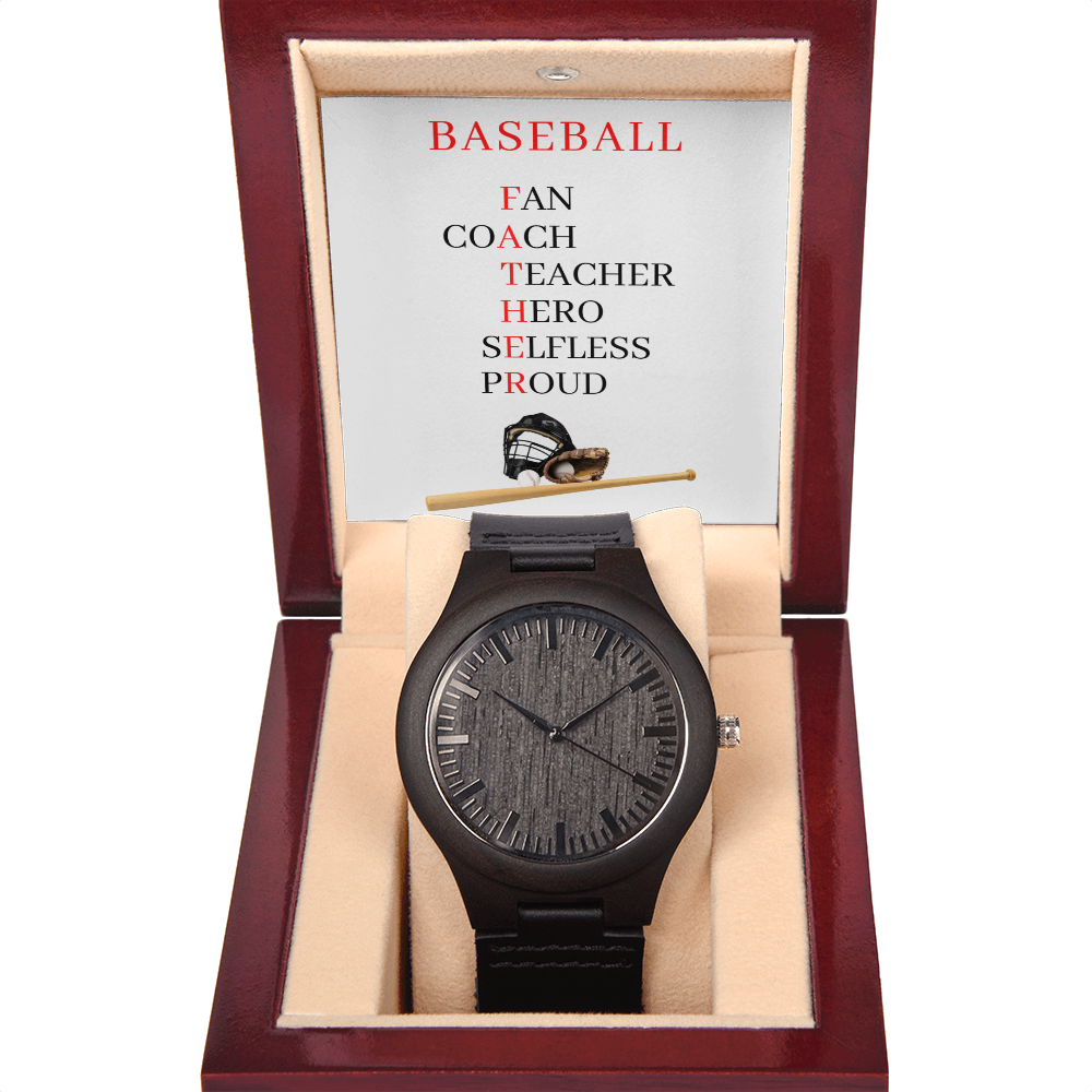 FATHER BASEBALL (Wooden Watch)