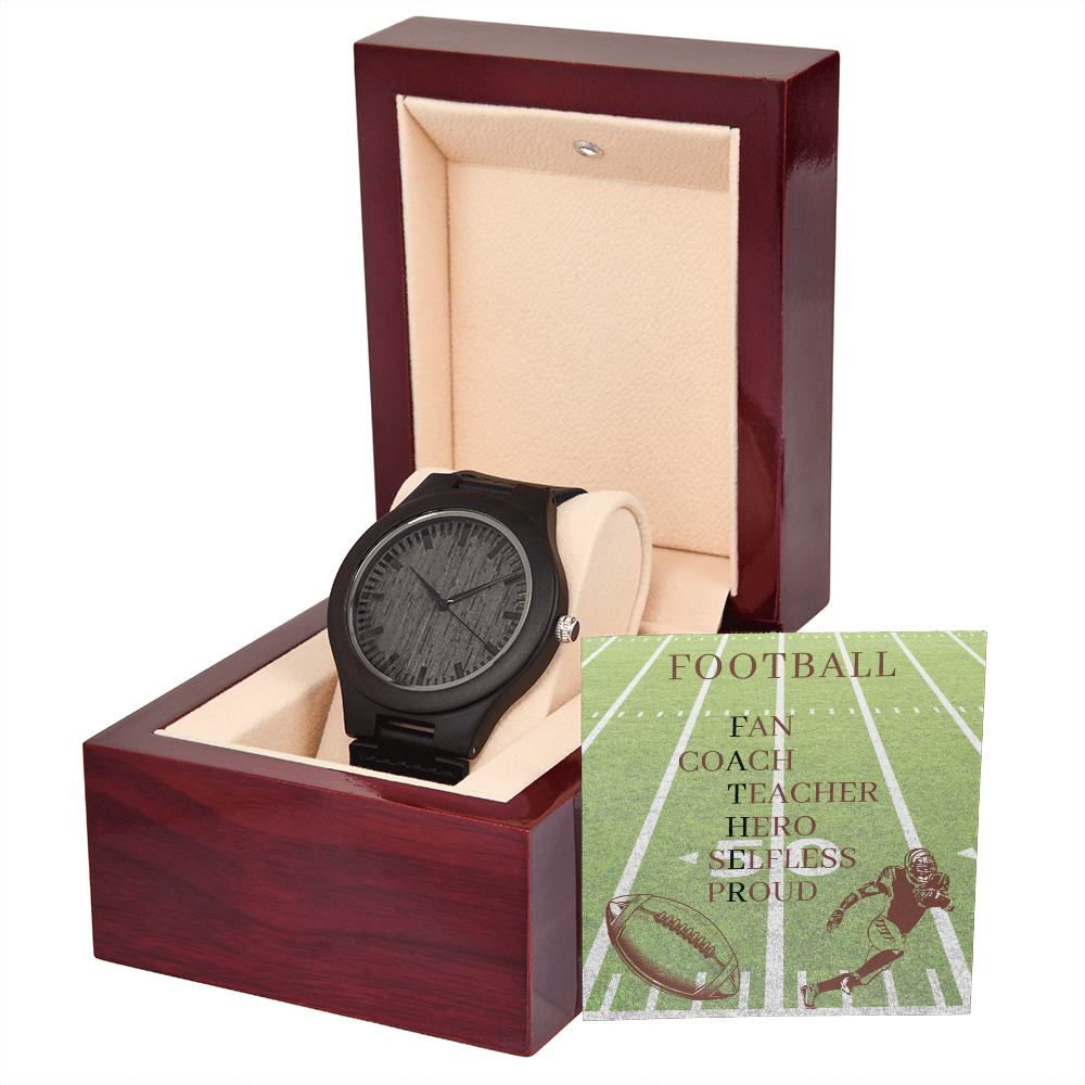 FATHER AMERICAN FOOTBALL 02 (Wooden Watch)