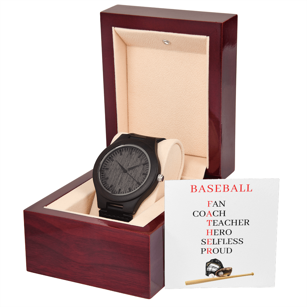 FATHER BASEBALL (Wooden Watch)