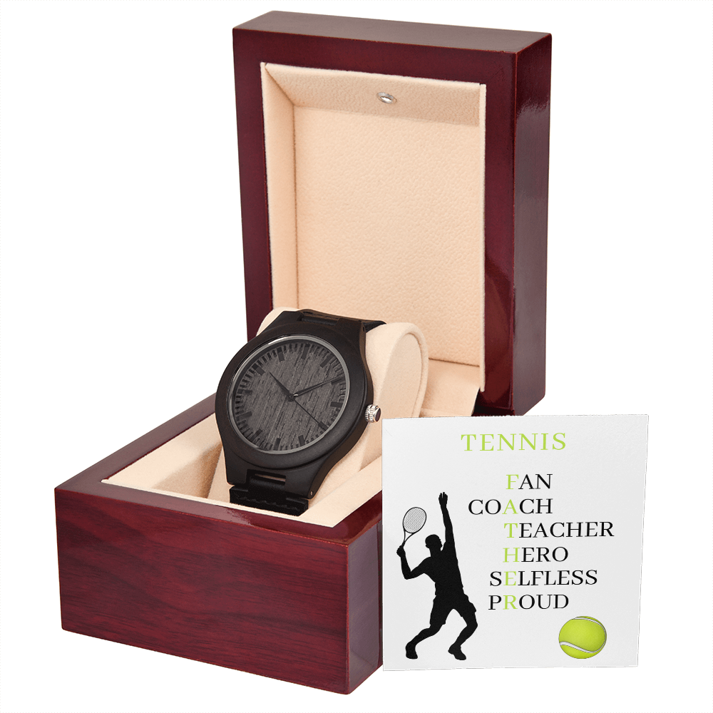FATHER TENNIS (Wooden Watch)