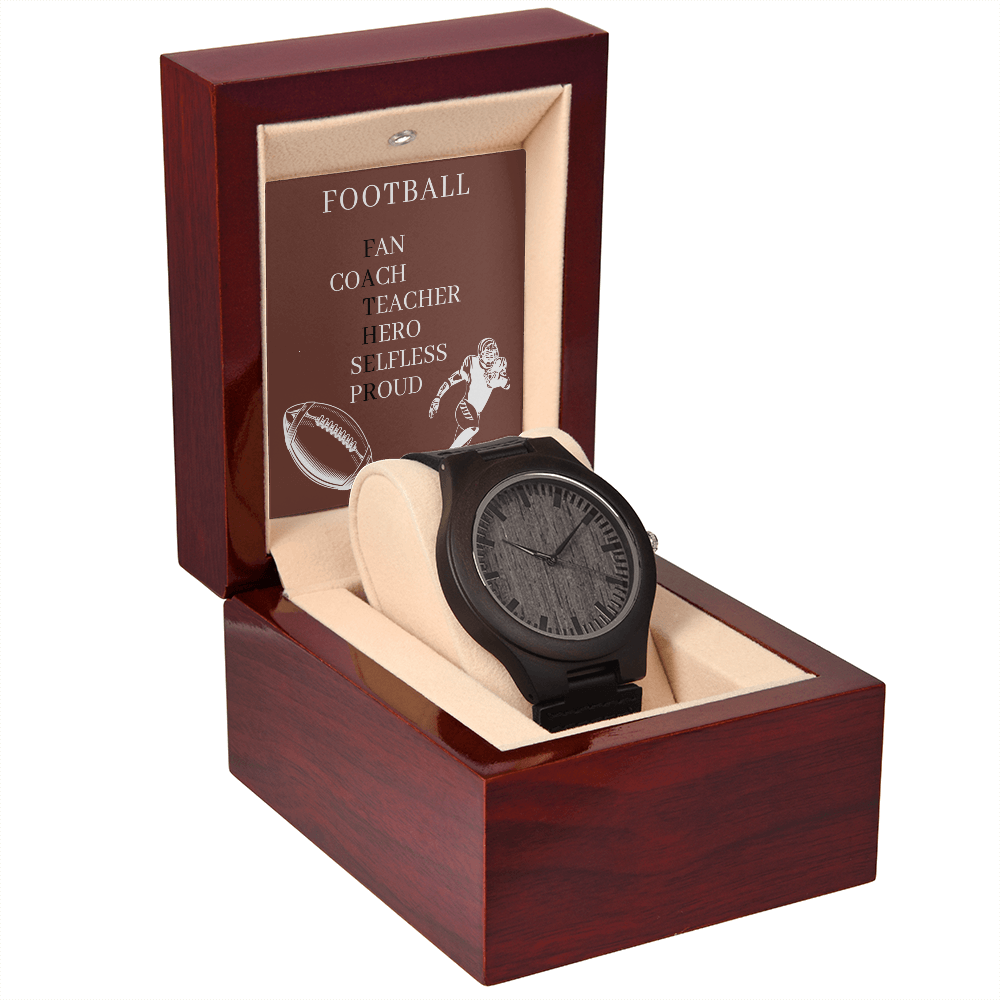 FATHER AMERICAN FOOTBALL 01 (Wooden Watch)