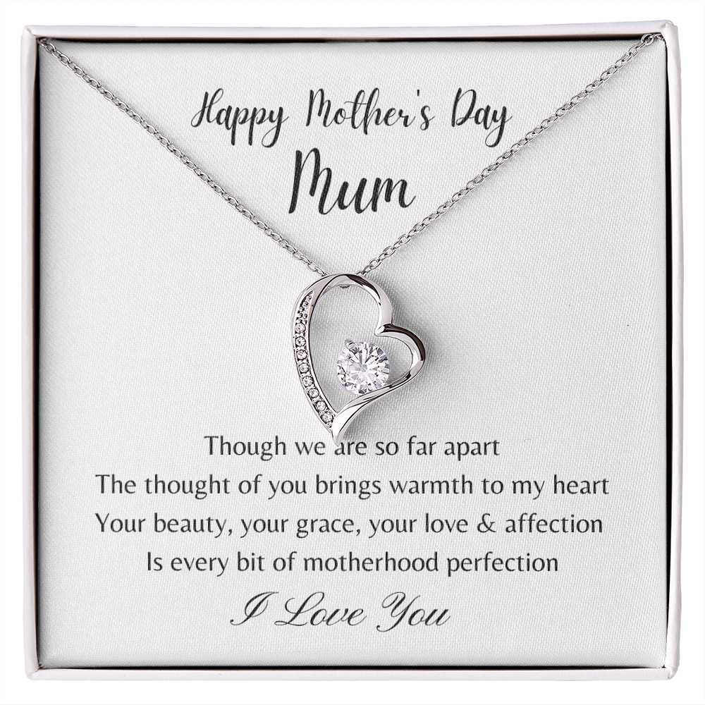 Happy Mother's Day Mum. Motherhood Perfection. (Forever Love necklace)
