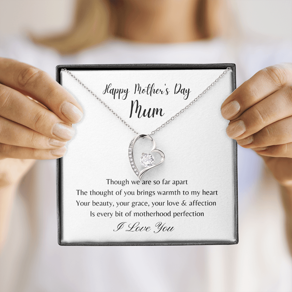 Happy Mother's Day Mum. Motherhood Perfection. (Forever Love necklace)