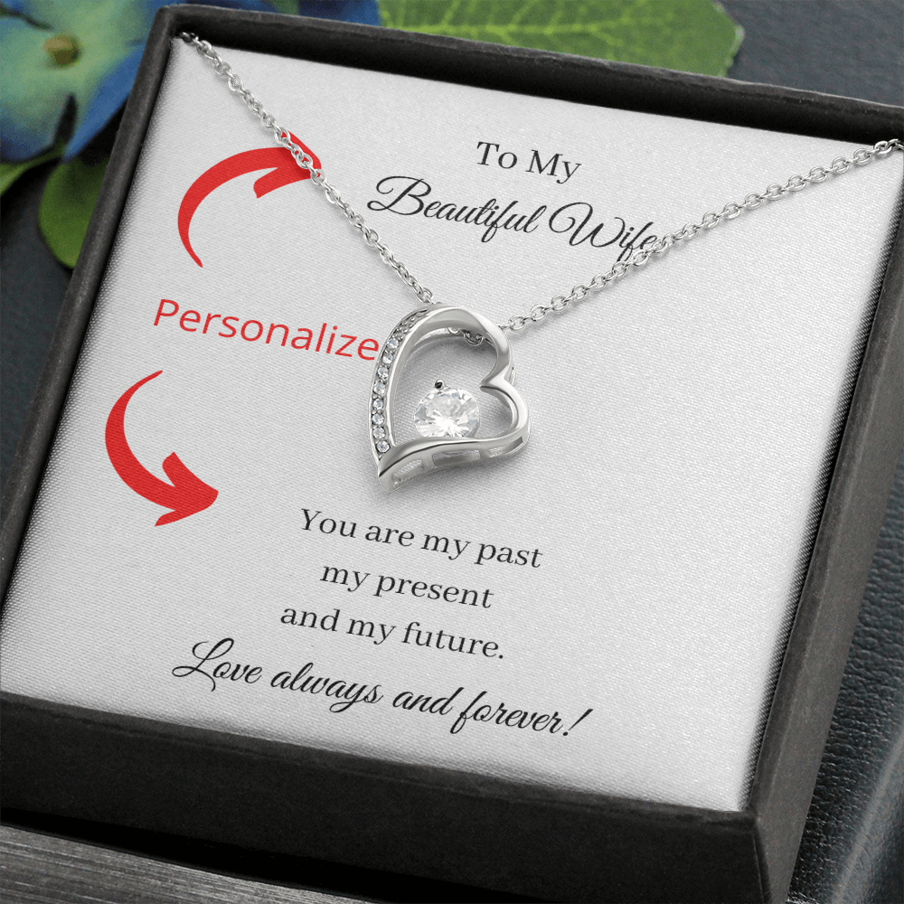 Past Present Future (Forever Love necklace) (Message Card Personalizer)