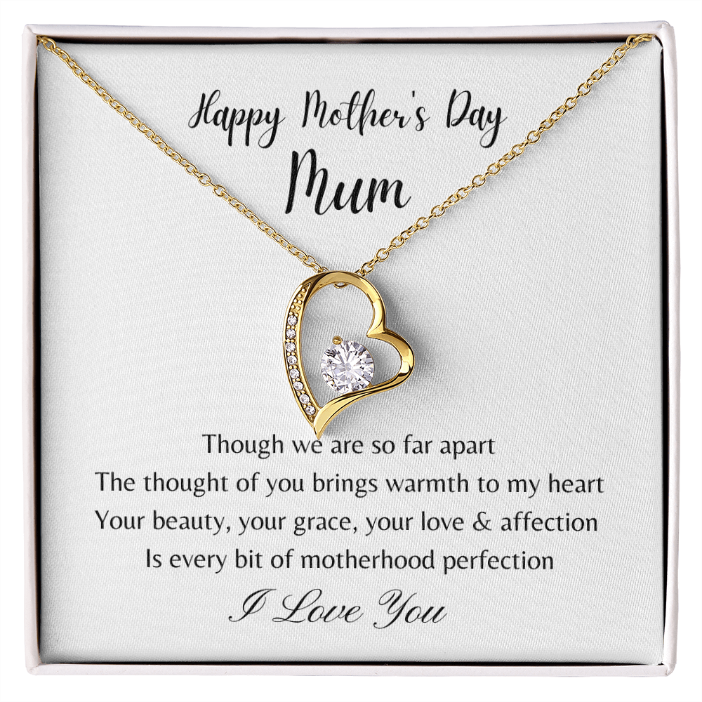 Happy Mother's Day Mum. Motherhood Perfection. (Forever Love necklace)