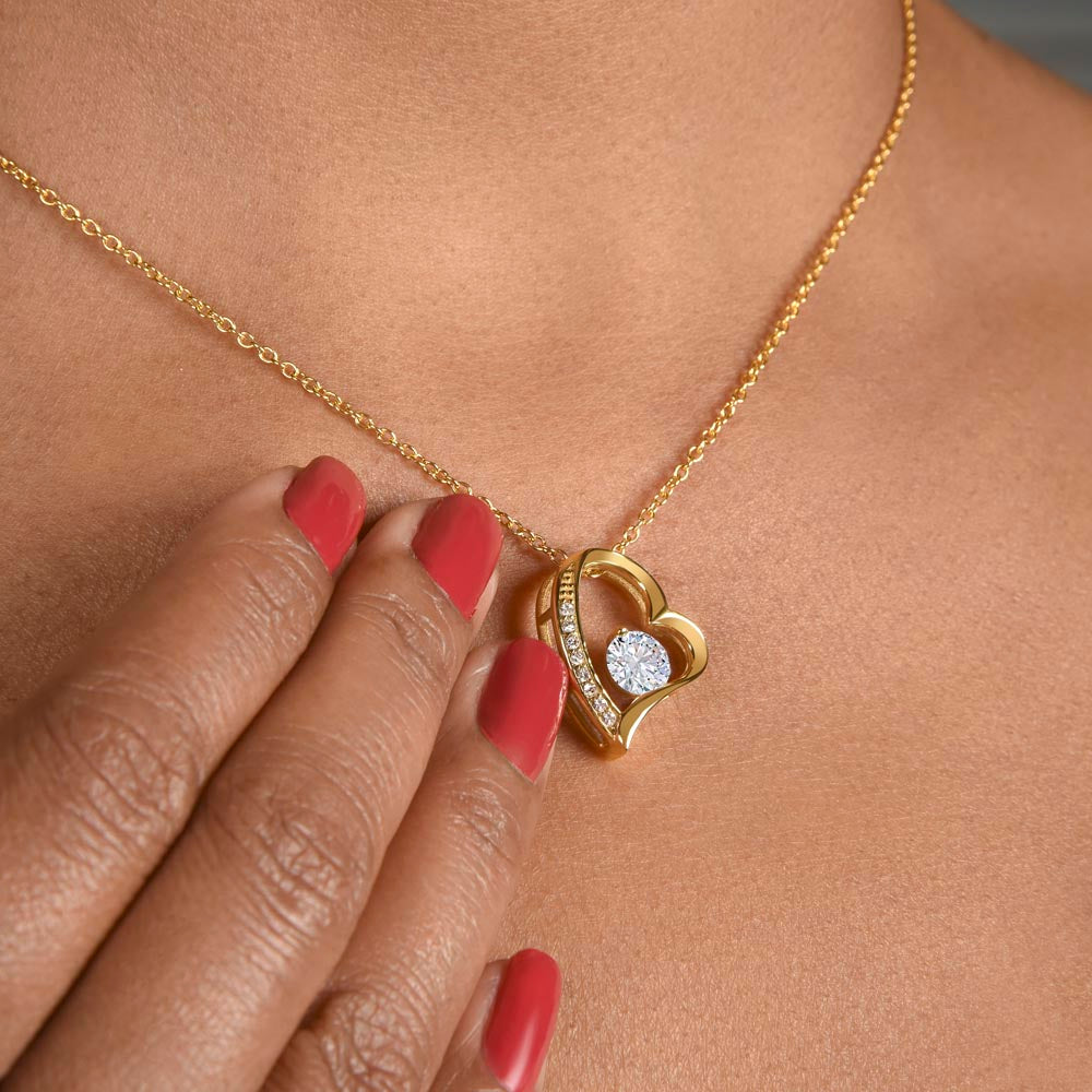 To My Soulmate - The love between us anchored in faith, hope and love is forever (Forever Love necklace)