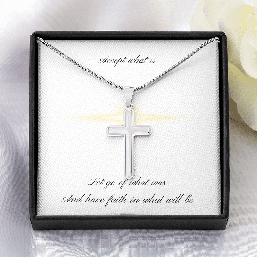 Have Faith (Personalized Cross necklace)