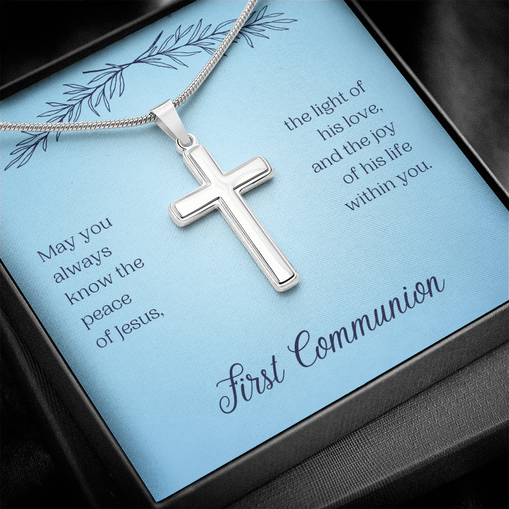 First Communion (Personalized Cross necklace)