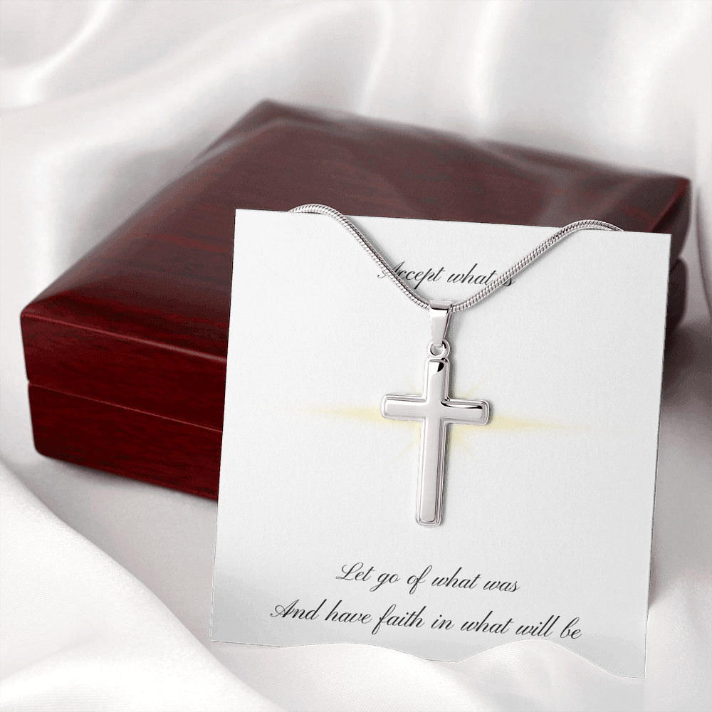 Have Faith (Personalized Cross necklace)