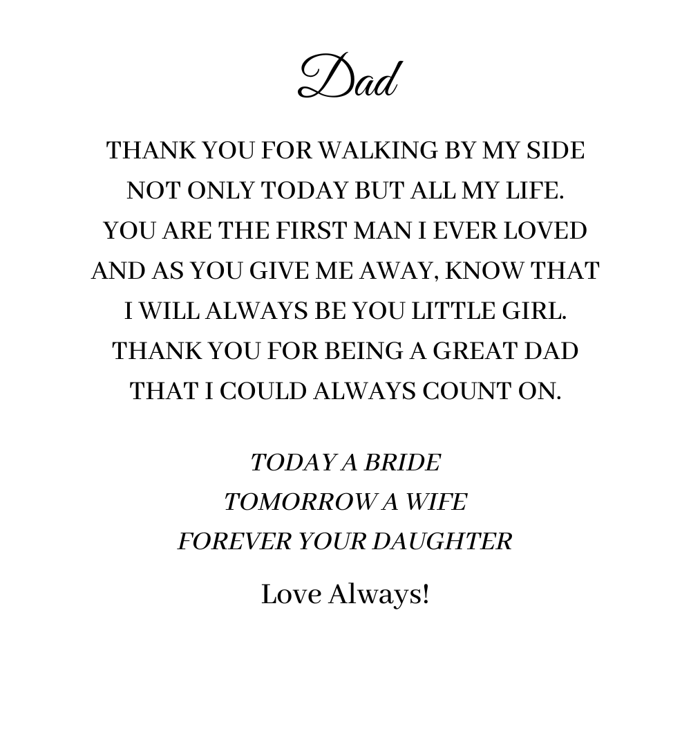 Wedding - Father of the Bride - Thank you for walking by my side (Men's Openwork Watch)