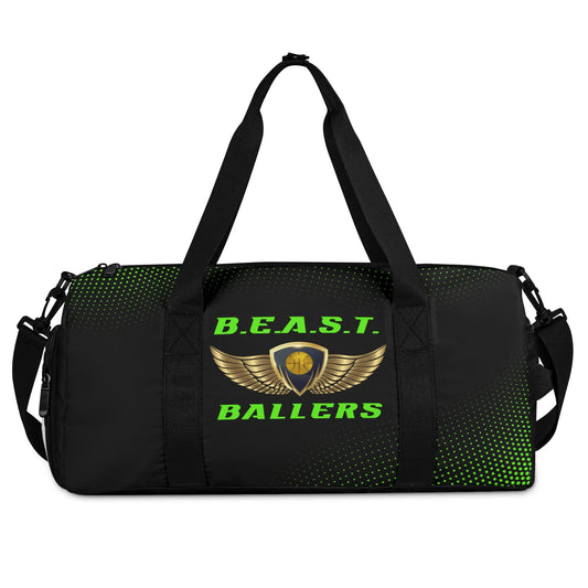 BEAST Ballers Sports Duffle Bag (Green Dots)