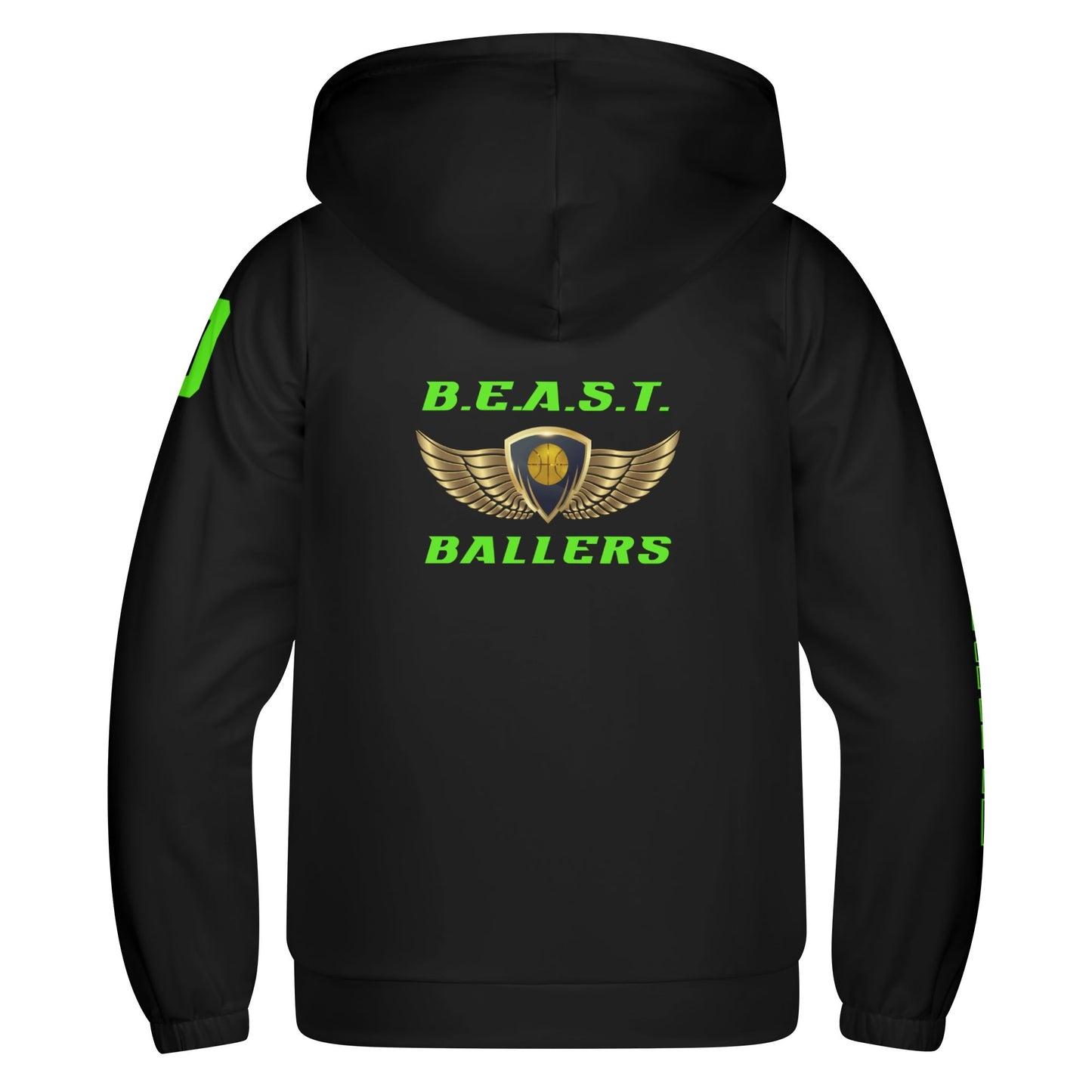 BEAST Ballers Youth Lightweight Zipper Hoodie