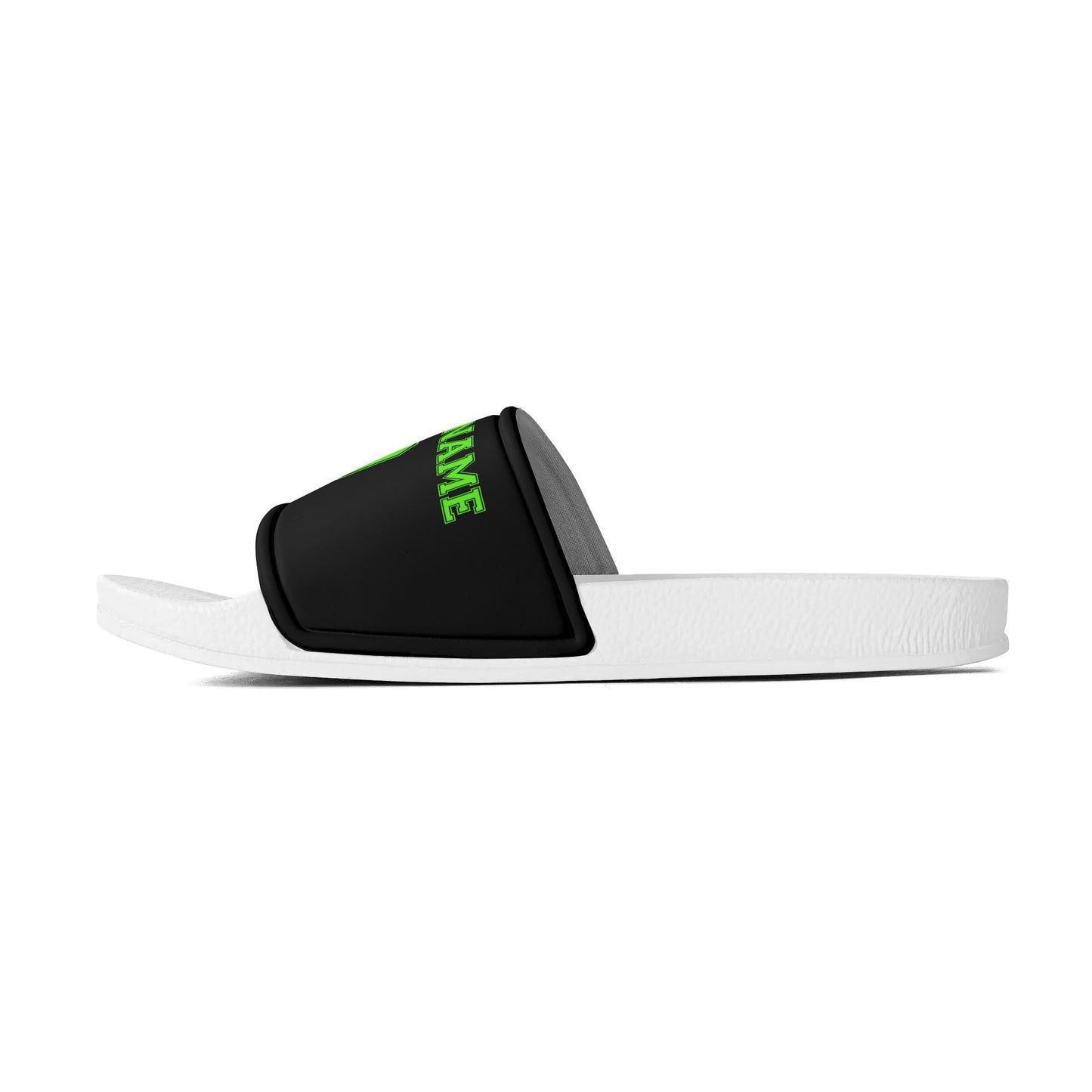 BEAST Ballers Mens PVC Black and White Slides