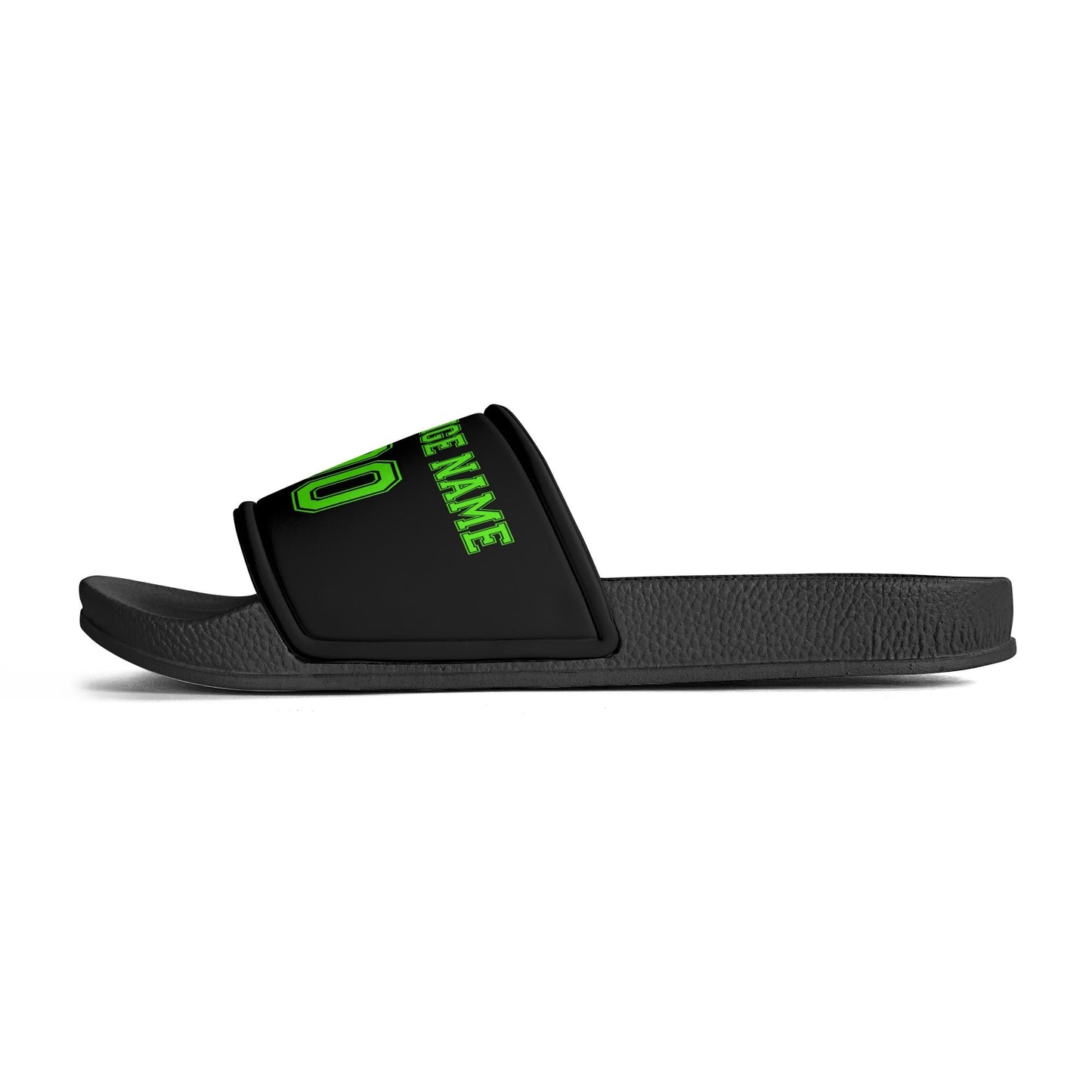 BEAST Ballers Mens PVC Black and White Slides