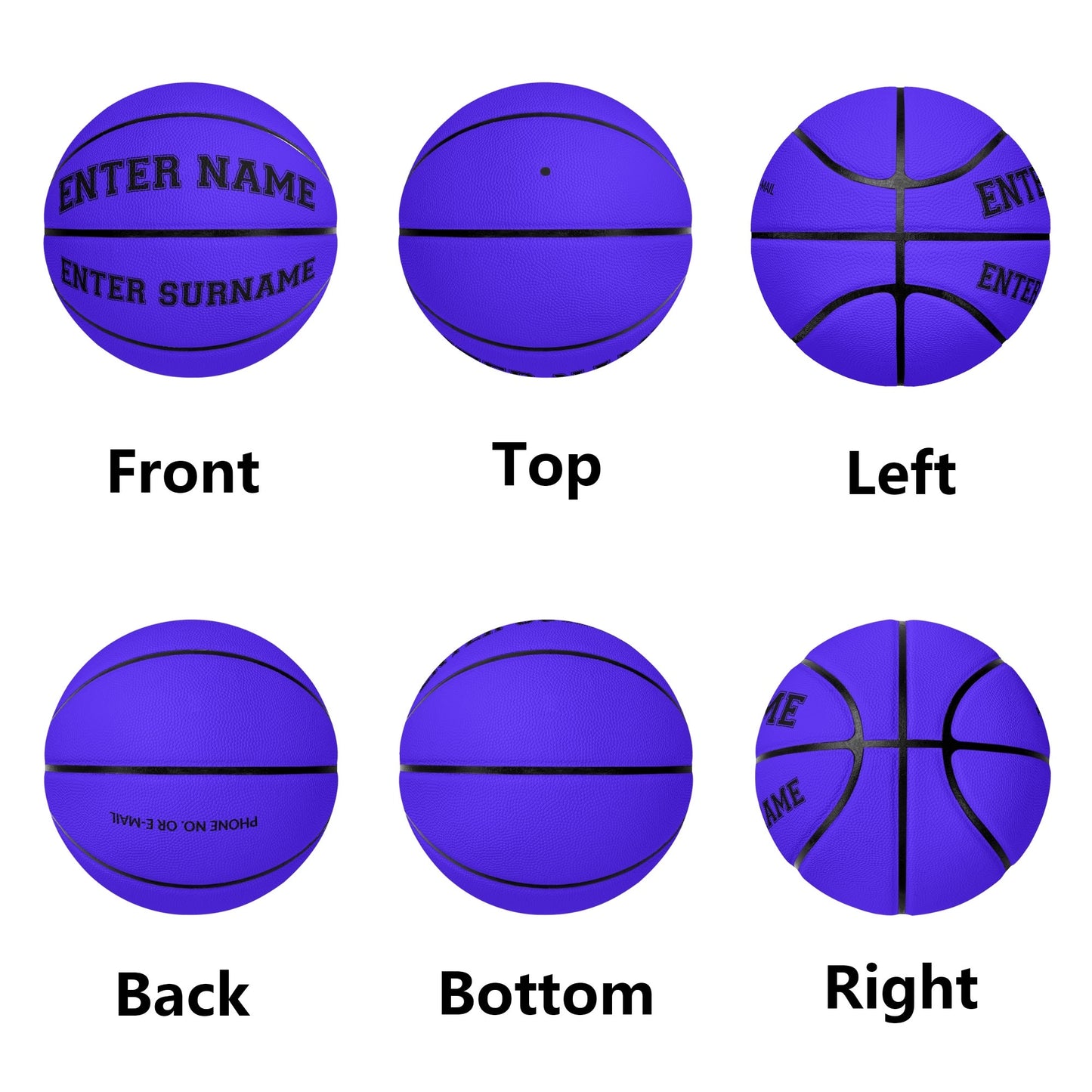 Premium Leather Basketball (Custom Name)